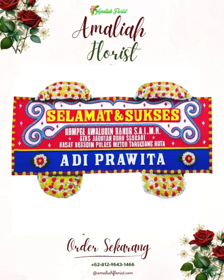 Papan Bunga Ucapan Selamat Hiliserangkai